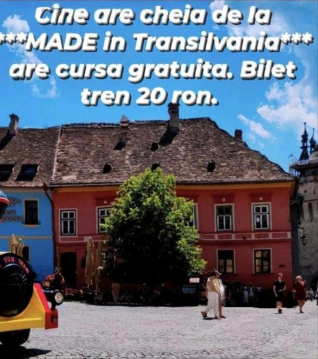 Made In Transilvania Sighişoara Rum bild